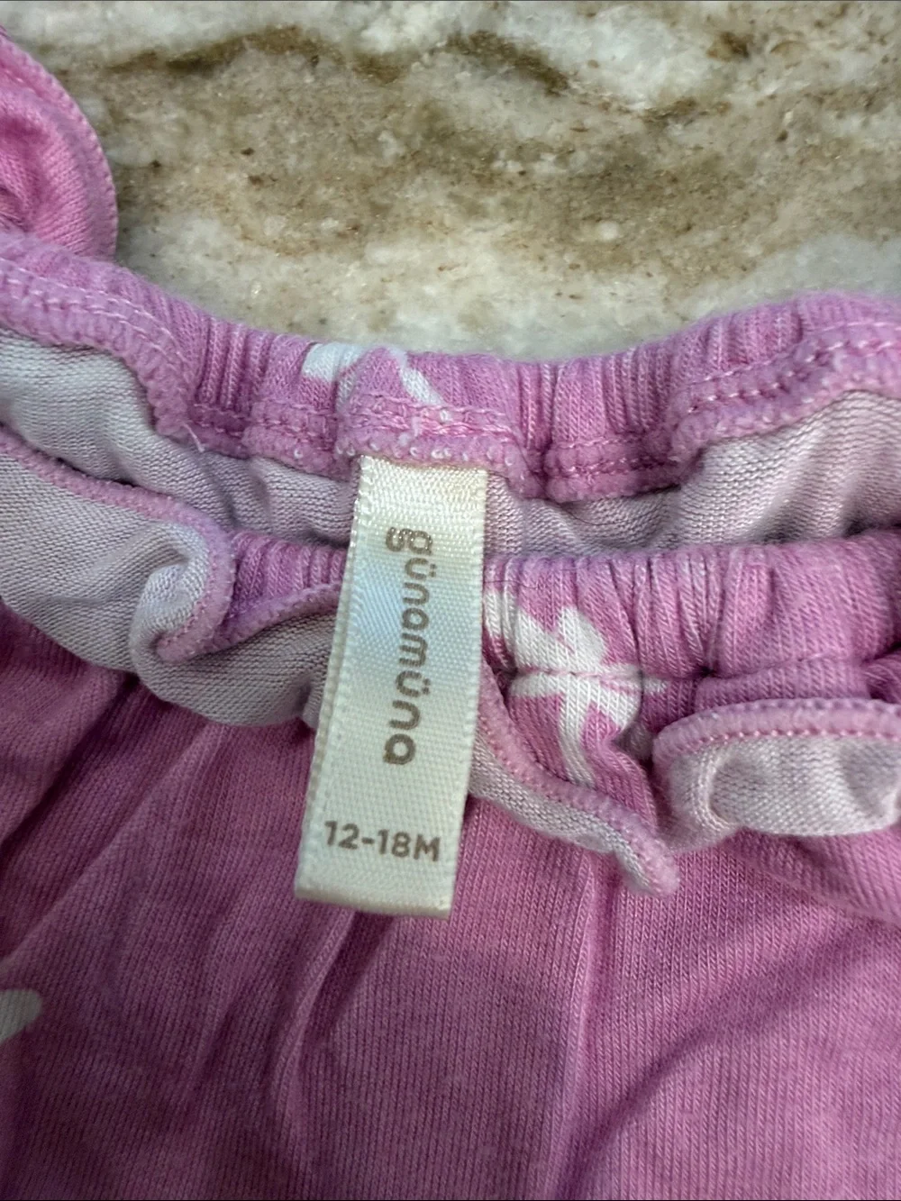 Gunamuna zipper romper size 12-18m